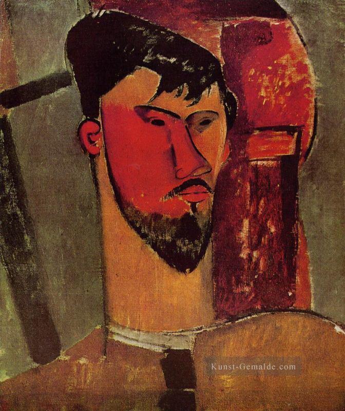 Porträt von Henri Laurens 1915 Amedeo Modigliani Ölgemälde